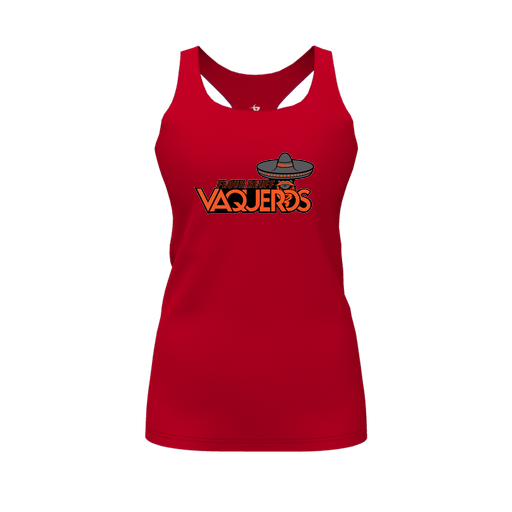 [FT0TRBRD-FYS-LOGO1] Decker Racerback Tank Top (Female Youth S, Red, Logo 1)