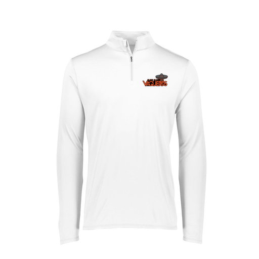 [FTLQFLWH-FAXS-LOGO1] Decker Women's Flex-Lite 1/4 Zip Shirt (Female Adult XS, White, Logo 1)