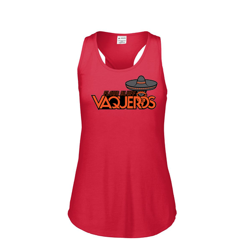 [3078.V96.S-LOGO1] Ladies Tri Blend Tank Top (Female Adult S, Red, Logo 1)