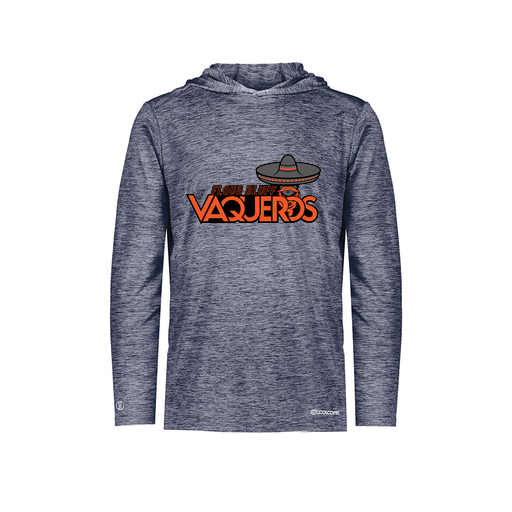 [FOLHCGNV-YS-LOGO1] Decker Youth Charge Hoodie (Youth S, Navy, Logo 1)