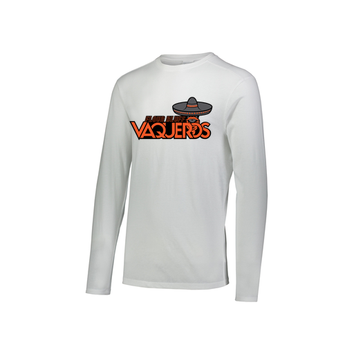 [FTLCUBWH-YS-LOGO1] Decker Youth Tri-Blend T-Shirt - Long Sleeve (Youth S, White, Logo 1)