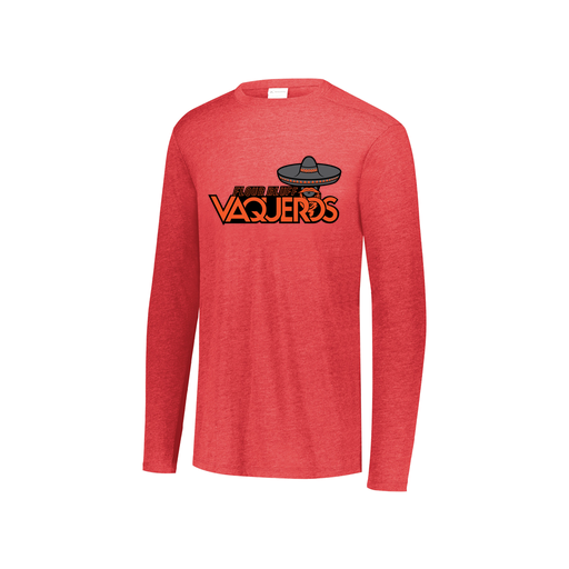[FTLCUBRD-YS-LOGO1] Youth LS Ultra-blend T-Shirt (Youth S, Red, Logo 1)