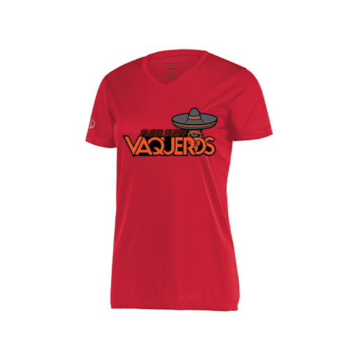 [222820.083.S-LOGO1] Ladies Movement Dri Fit Shirt (Female Adult S, Red, Logo 1)
